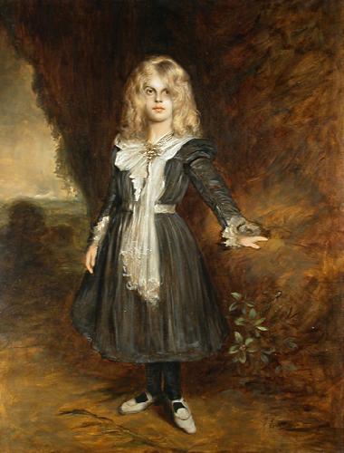 Franz von Lenbach Marion, die Tochter des Kunstlers oil painting image
